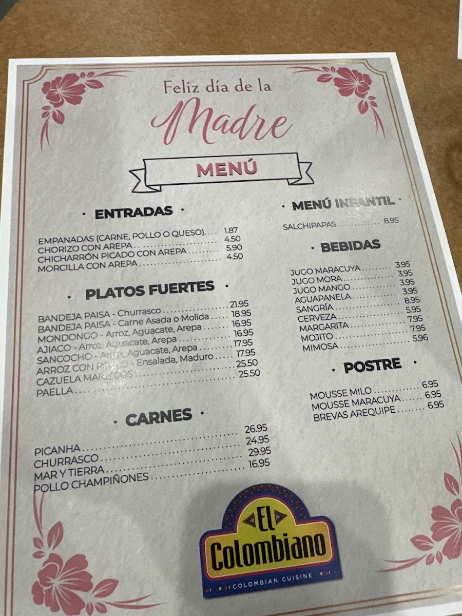 Restaurante Colombiano Menu - Image 3